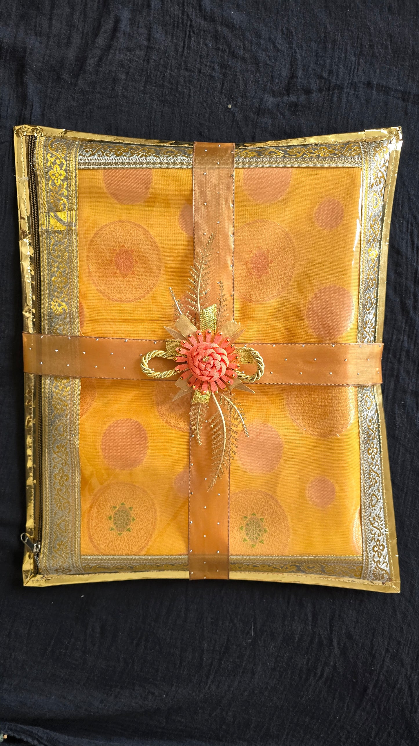 Yellow Silk Saree
