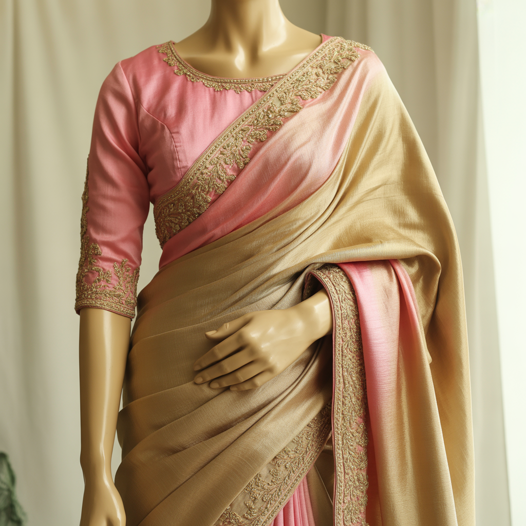 Sarees with Stiched Blouse