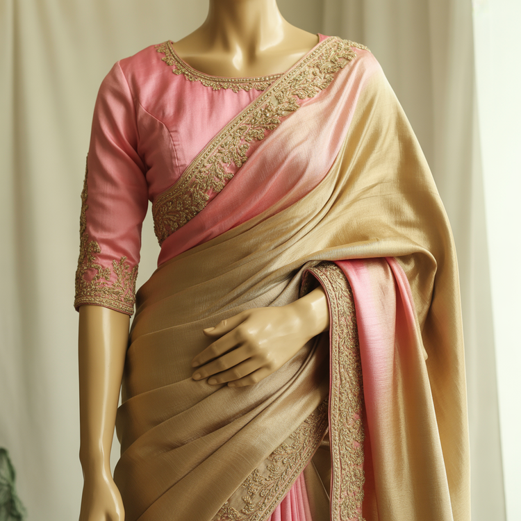 Sarees with Stiched Blouse