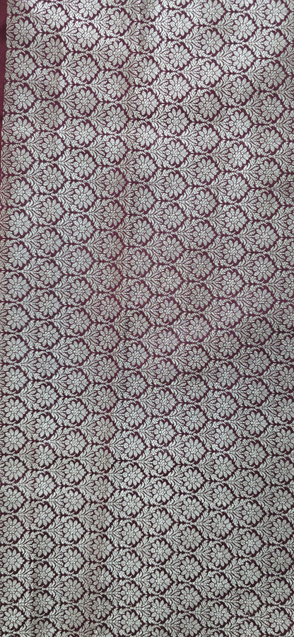 Wine Banarsi Katan Saree