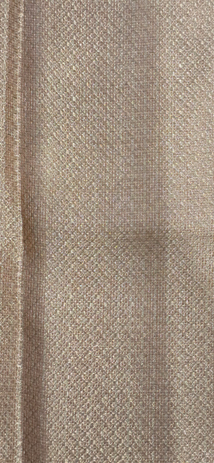 Beige embroidered tissue manipuri Saree