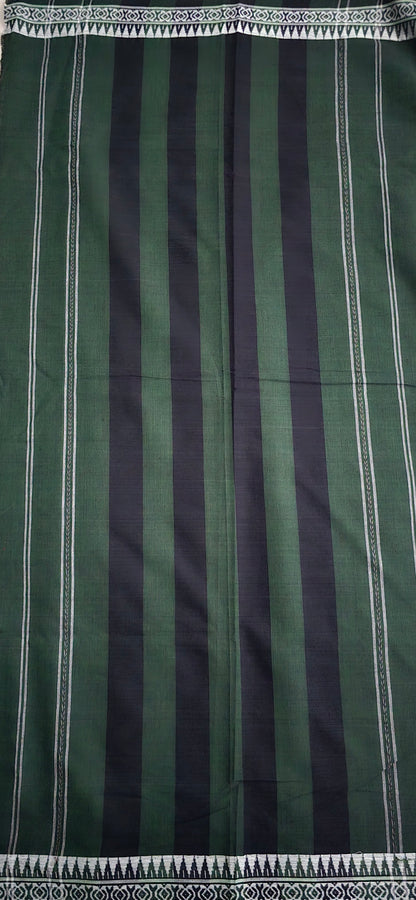 Green Cotton saree