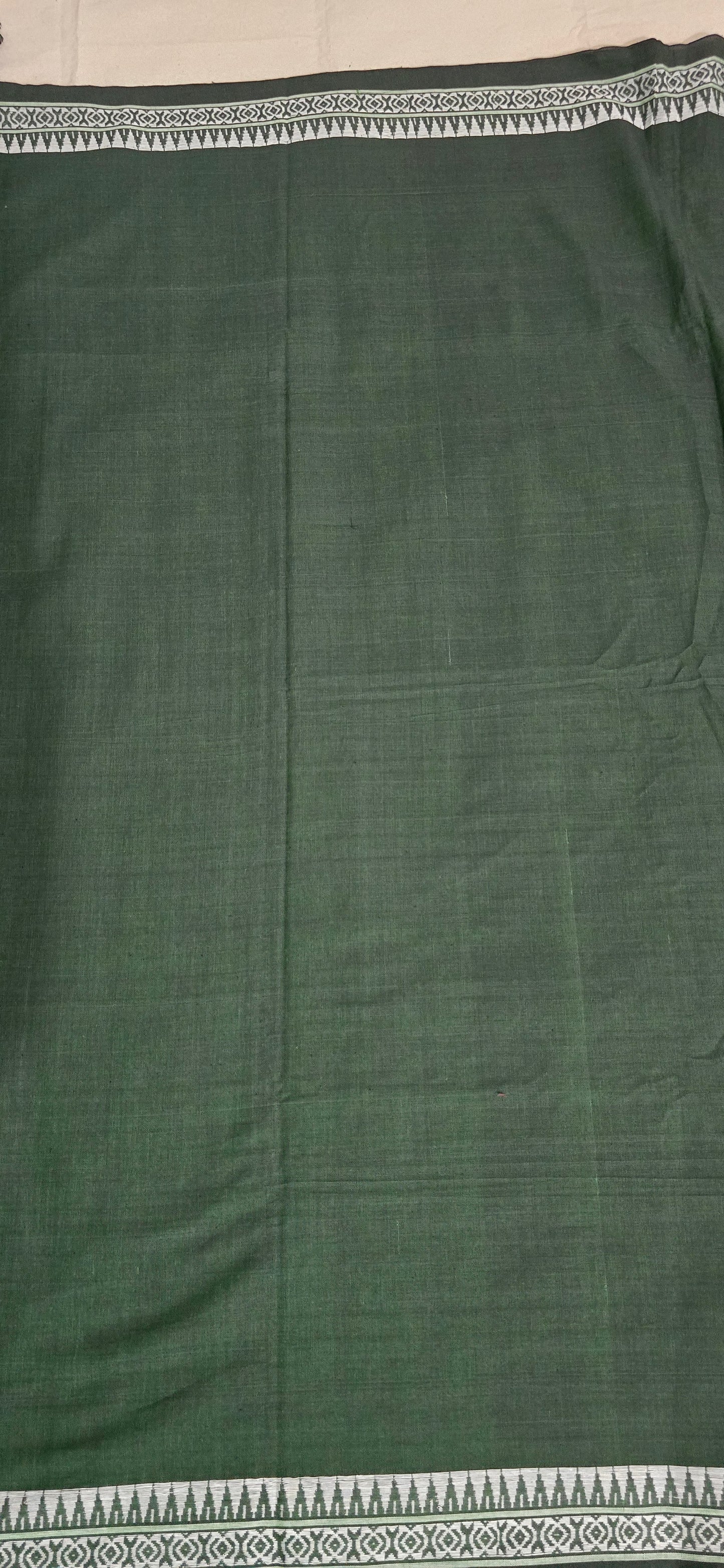 Green Cotton saree