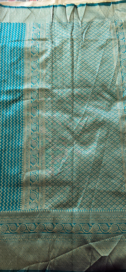 Green Litchi Silk Saree