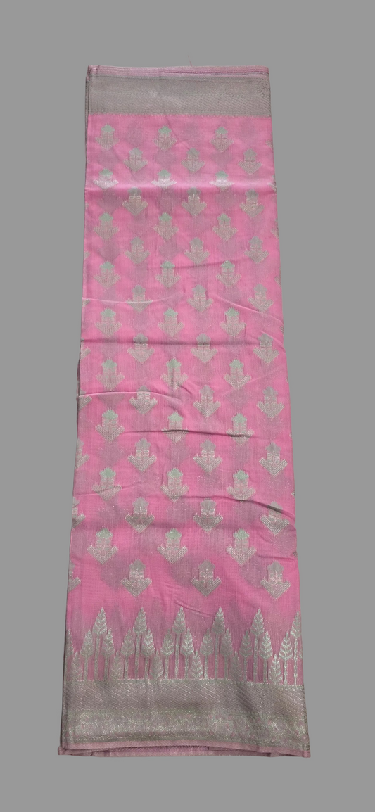 Light Pink Linen Saree