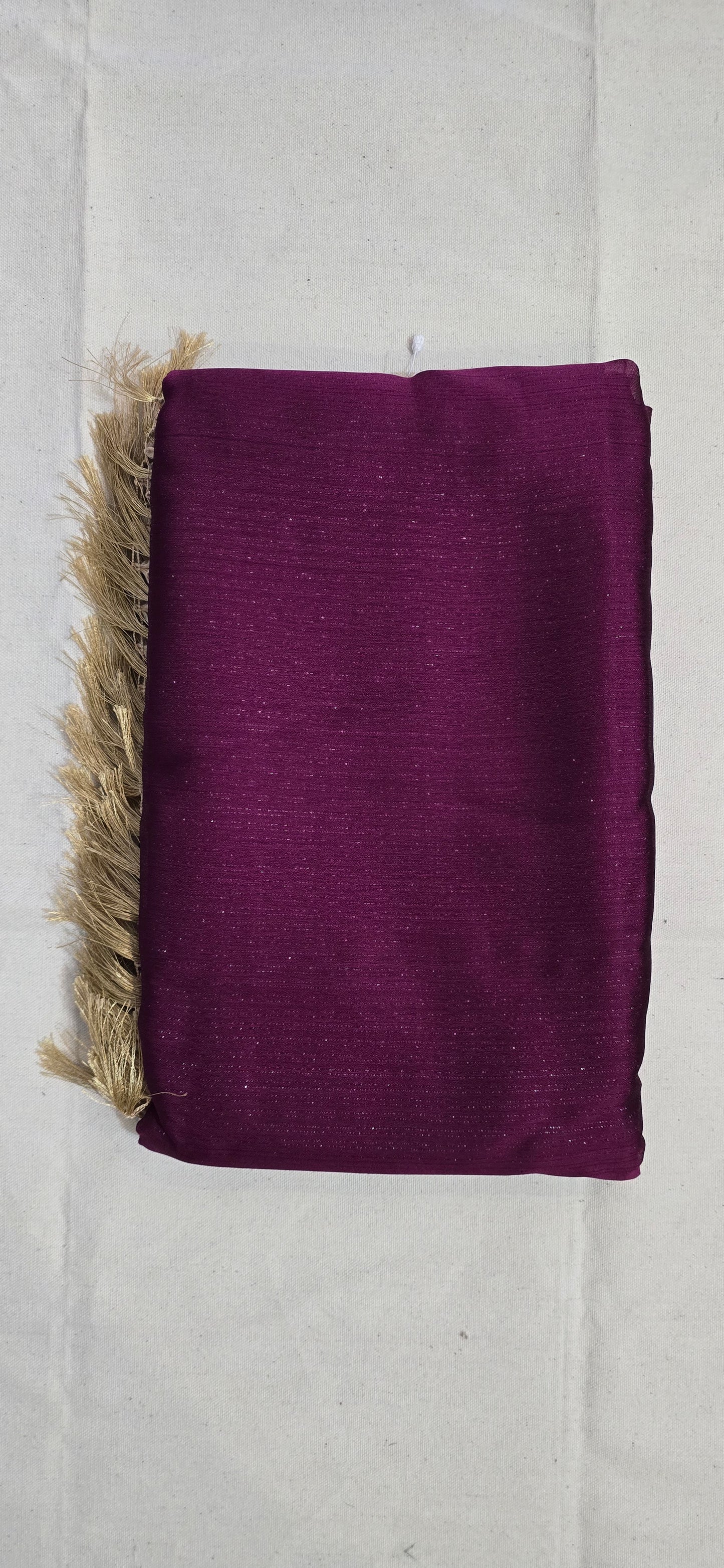 Purple georgette with magam work blouse