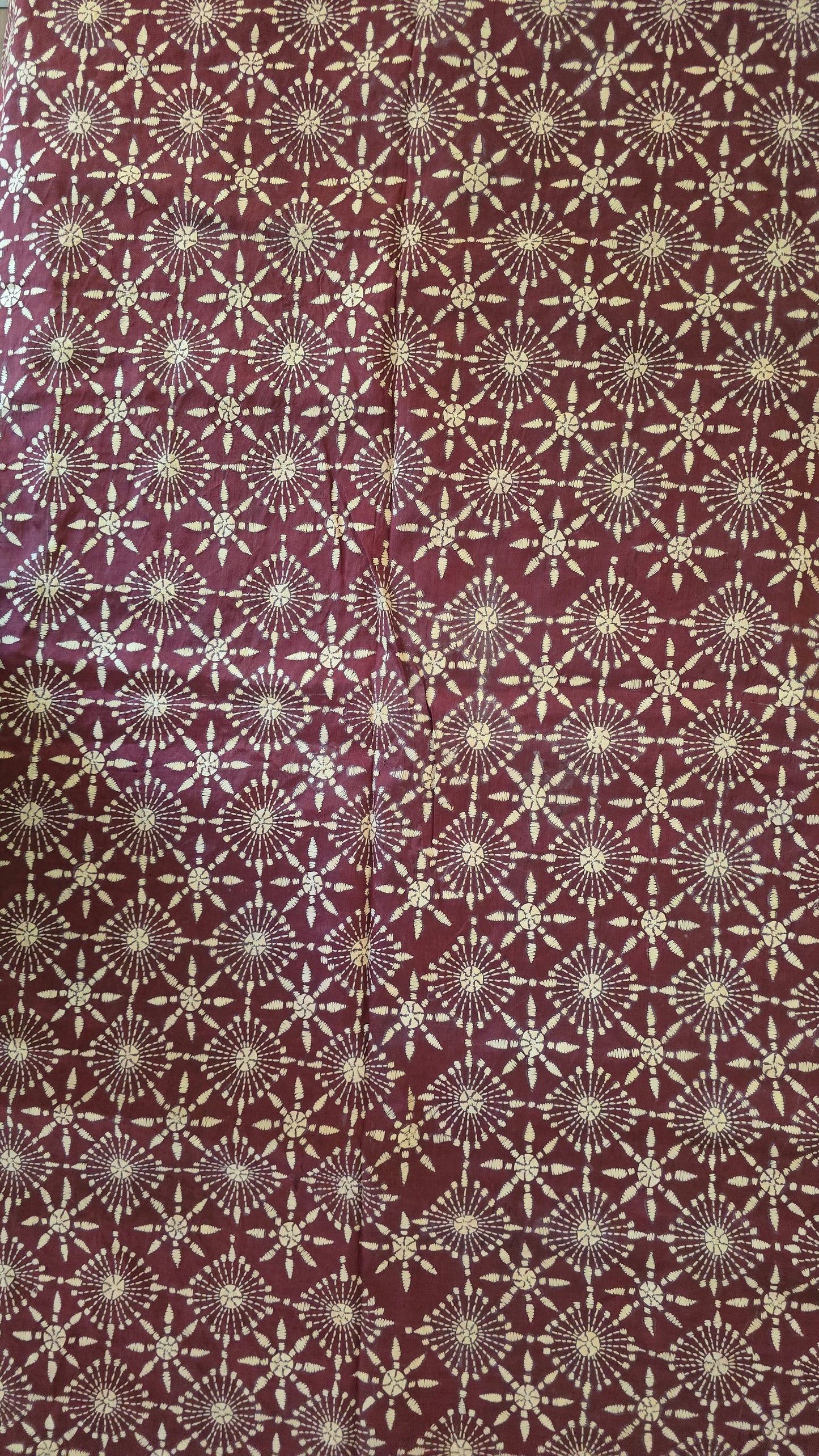 Maroon Bishnupuri Silk Saree