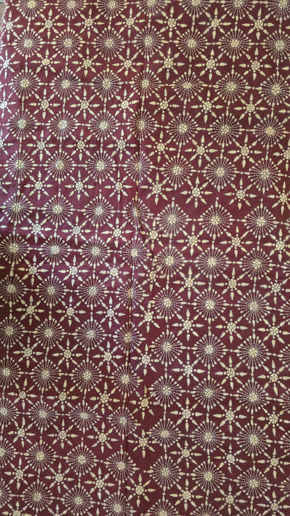Maroon Bishnupuri Silk Saree