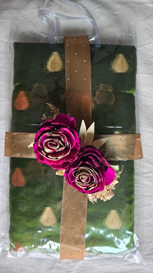 Mehendi Green  Silk  Saree