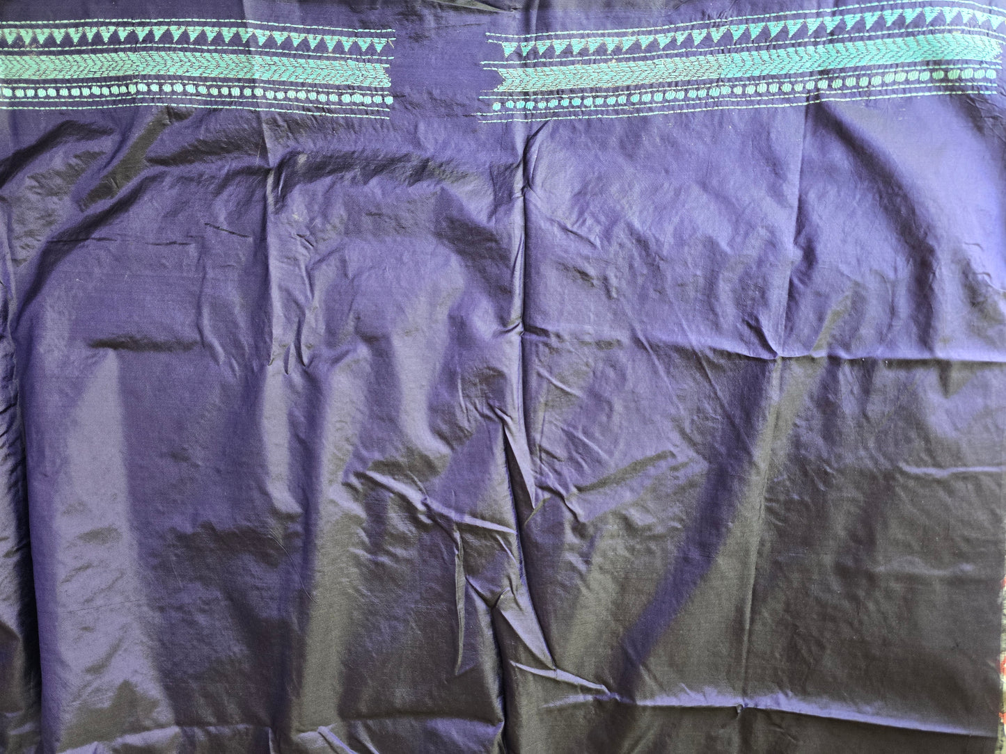 Blue Bishnupuri Silk Saree