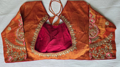 Sage Green Silk saree with readymade blouse