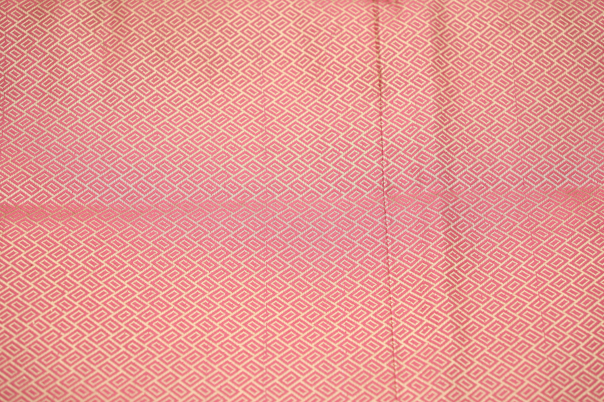 Pink Banarsi Katan Jaal Silk Saree