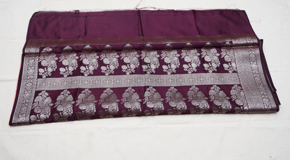 Pure Orange Katan Saree