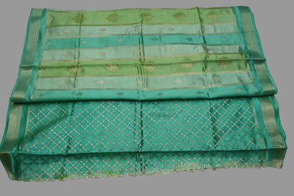 Green Pure Mashru Rangkart Saree