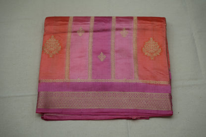 Pink Pure Mashru Rangkart Saree