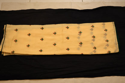 Peach anchal georgette embroidered Saree