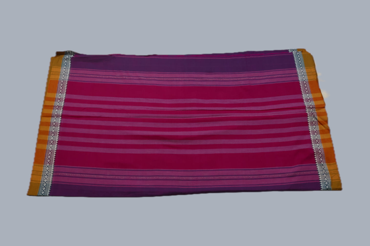 Purple Cotton Saree