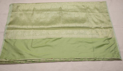 Green Banarsi Katan Silk Saree