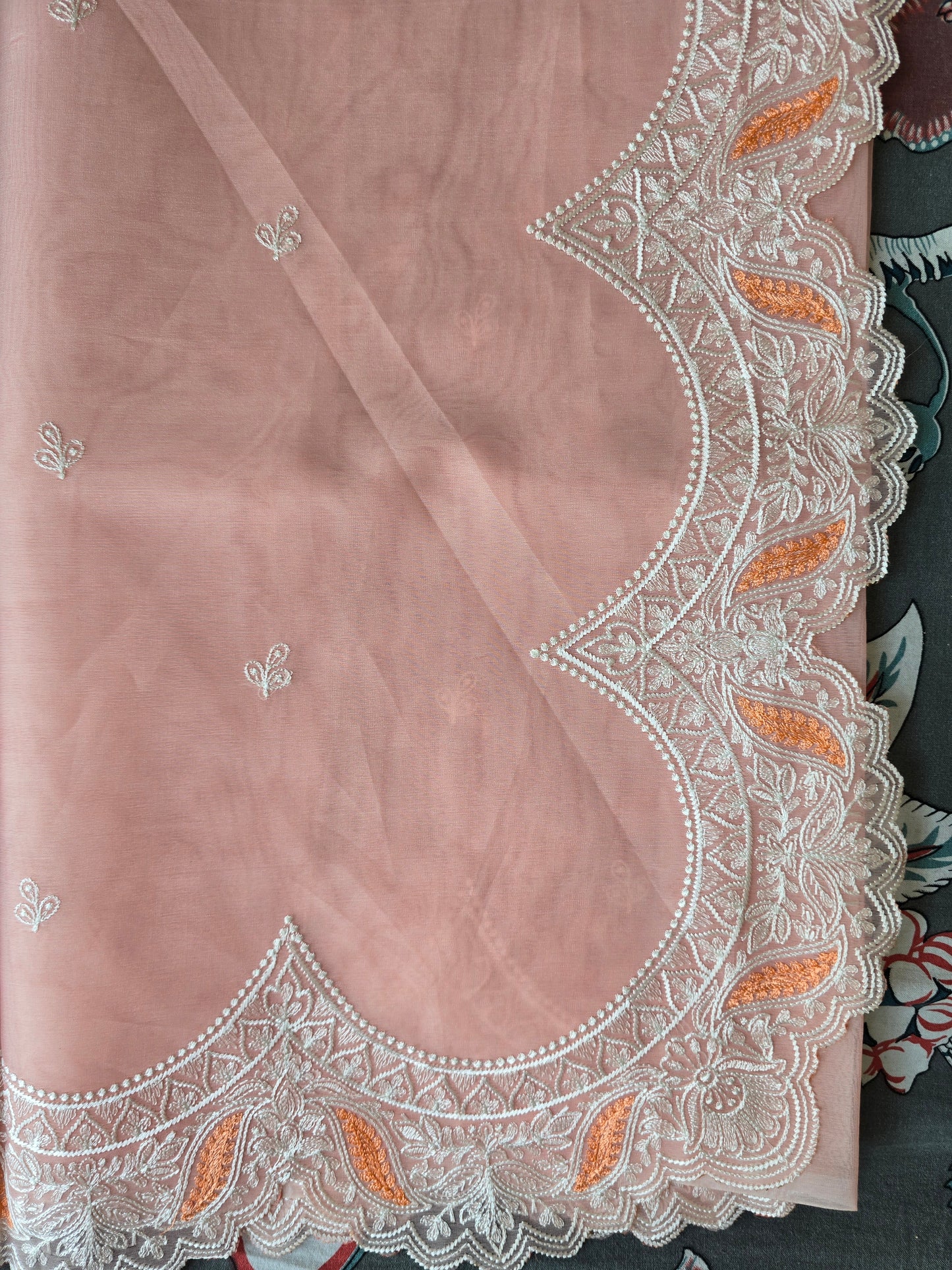 Pink Banarsi Tissue Saree