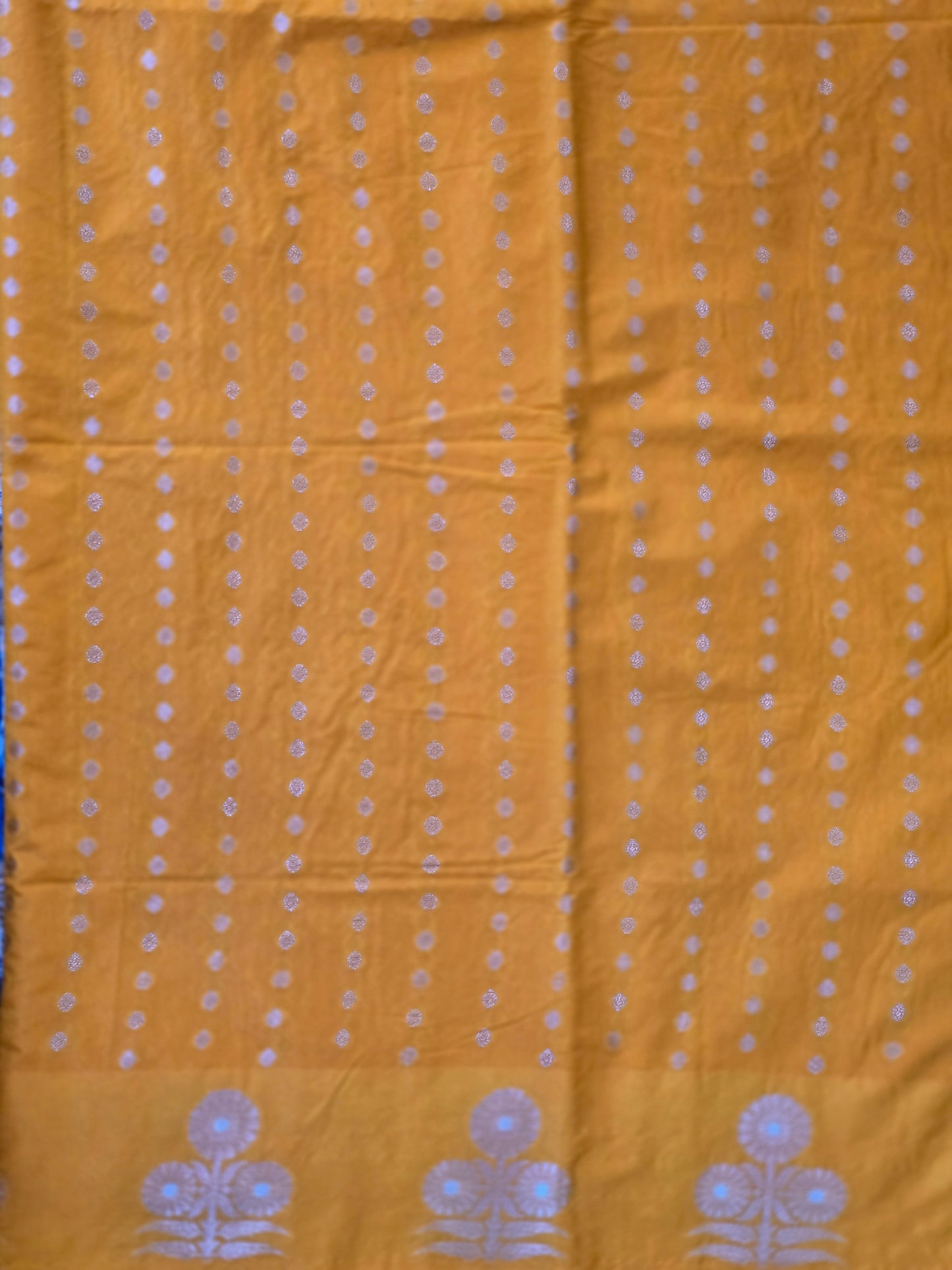 Yellow Raw Mango Saree