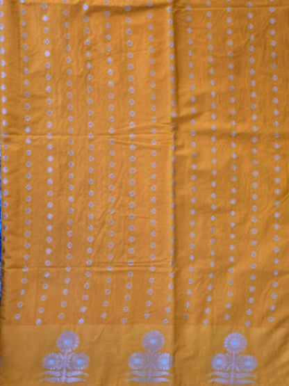Yellow Raw Mango Saree