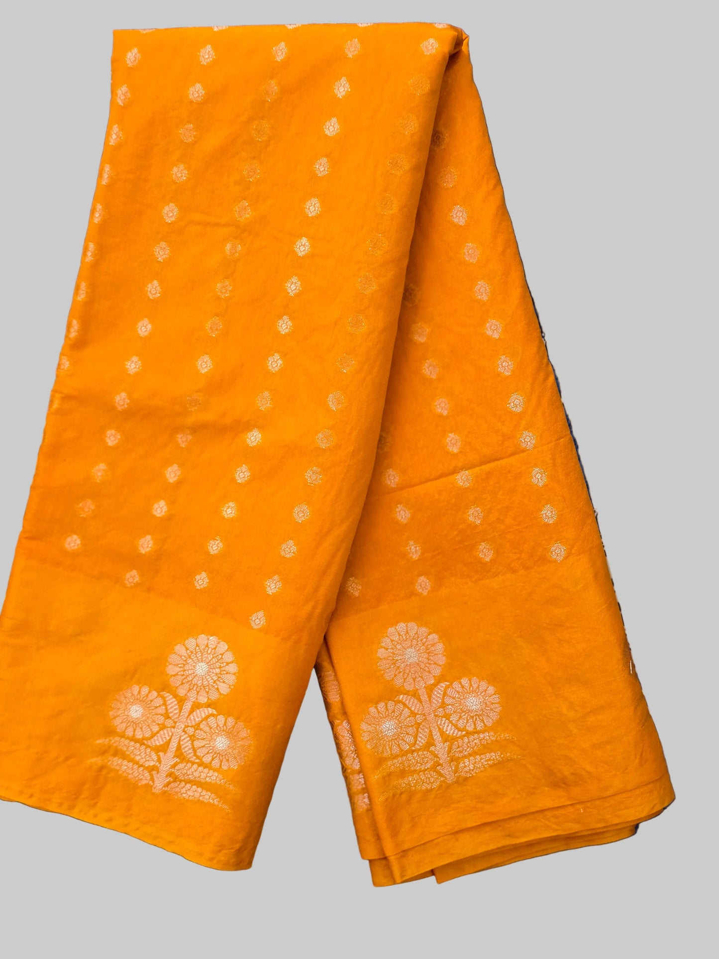 Yellow Raw Mango Saree